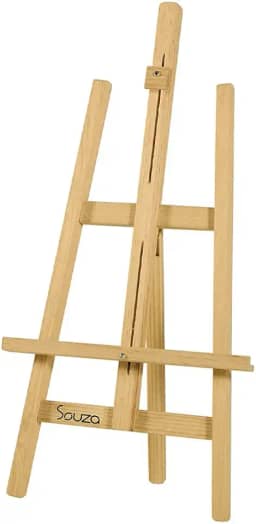 Cavalete de Mesa para Pintura, Souza & Cia, MADEIRA