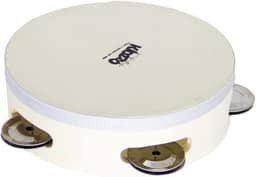 Pandeiro 6 Pol Infantil Madeira C/Pele Animal Kidzzo