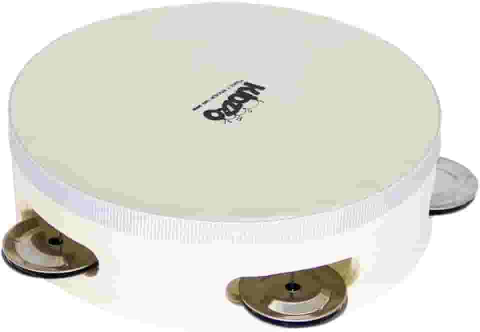 Pandeiro 6 Pol Infantil Madeira C/Pele Animal Kidzzo