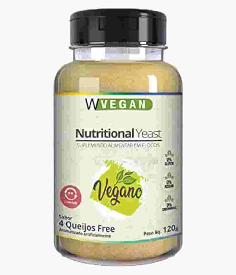 Nutritional Yeast Flocos Sabor 4 Queijos Free 120G W Vegan