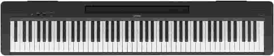 Piano Digital P 145B Preto 88 Teclas Sensitivas Com Fonte e Pedal Yamaha