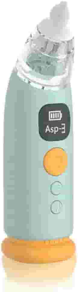 Aspirador Nasal Elétrico Para Bebês Crianças De Nariz UBS Led 3 Modos (Azul)