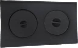 Chapa 2 Furos Econômica,MODELO PALISTA Completa P/Fogão A Lenha 40x22x19