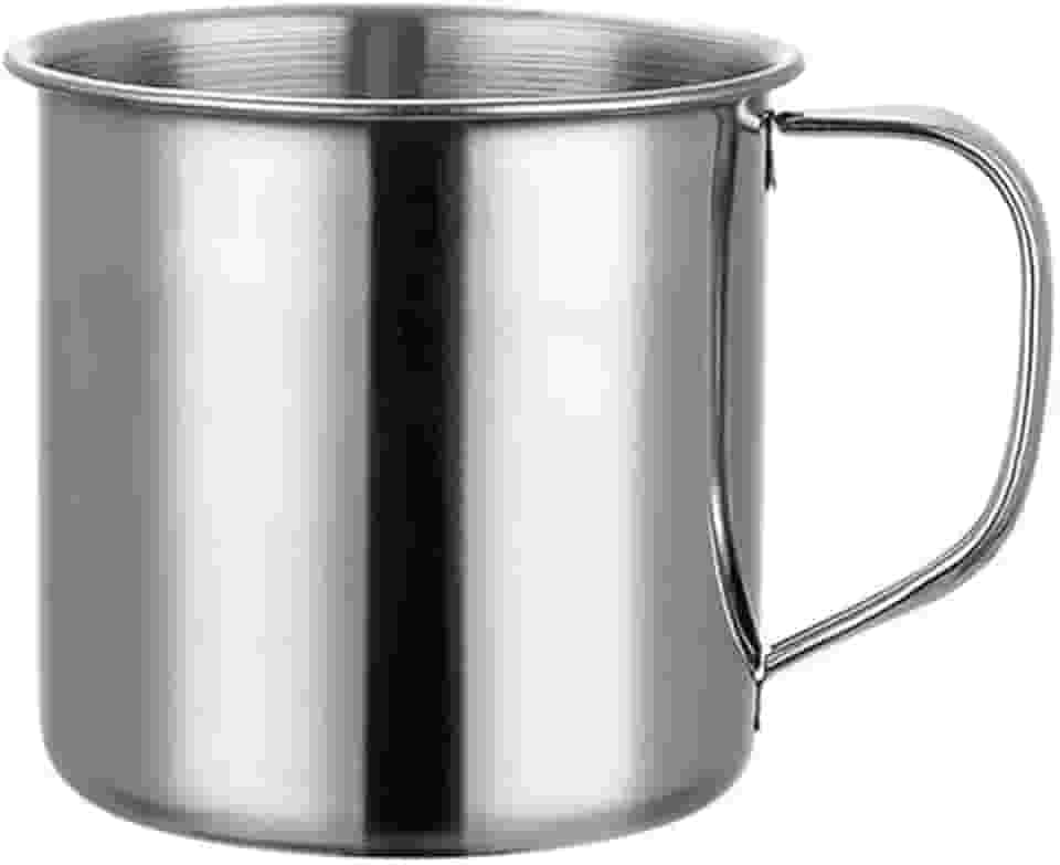 Genérico, Caneca de Aço Inox Cafe Drink Bar Buffet Xicara 350ml