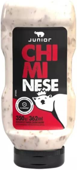 Maionese Chiminese Junior Temperada Com Chimichurri Frasco 350g