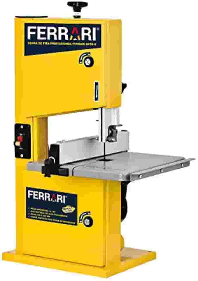 Serra de Fita Profissional Vertical SFPB-8 127/220V, Amarelo/Preto, Ferrari