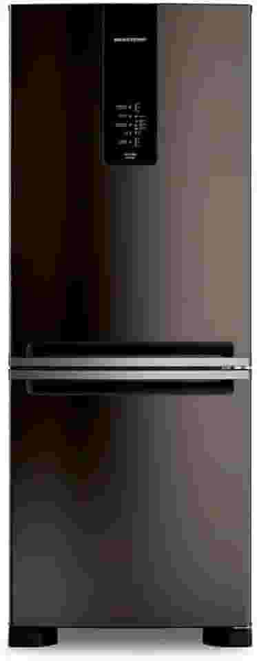 Refrigerador Brastemp 447 Litros Frost Free Inverse Black Inox BRE57FE – 127 Volts