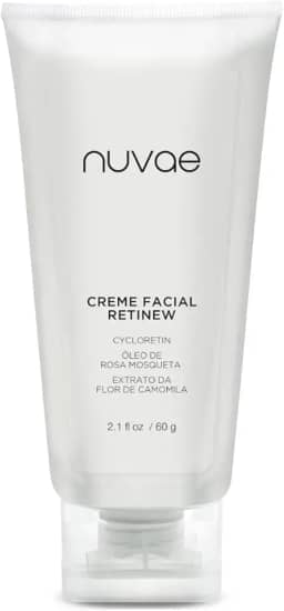 Creme Facial Anti-idade Nuvae Retinew Com Cycloretin, Óleo de Rosa Mosqueta, Extrato da Flor de Camomila