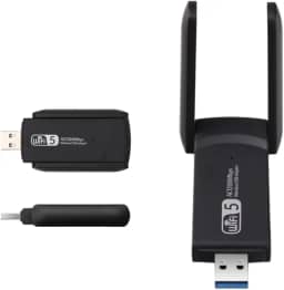 Adaptador Usb Wifi Wireless Dual Band Ac1200 5ghz e 2.4ghz 1200mbps Duas Antena - Qualidade Premium Ezc®