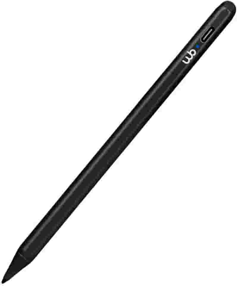 WB Caneta Pencil Para Apple iPad com Palm Rejection e Ponta de Alta Precisão 1.0mm Preta - (Não compatível com iPads lançados antes de 2018)