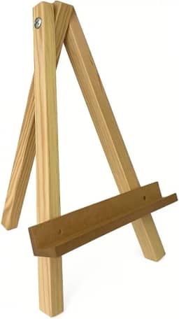 Mini Cavalete De Pintura Em Madeira Pinus - 50 CM