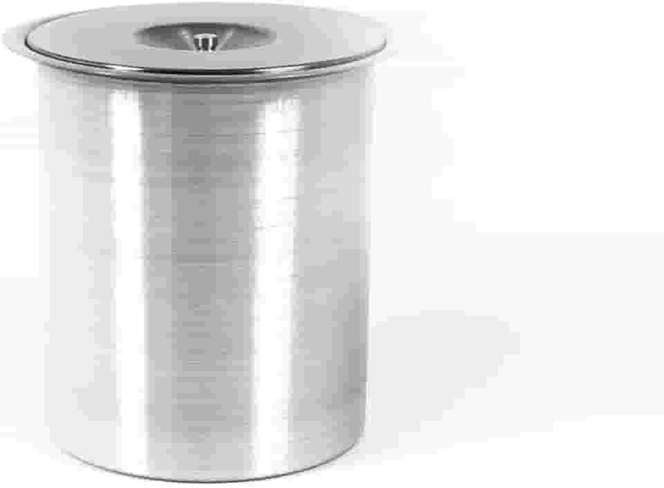 Lixeira Pia Cozinha Embutir Granito Inox Alumínio Luxo 5 Lts