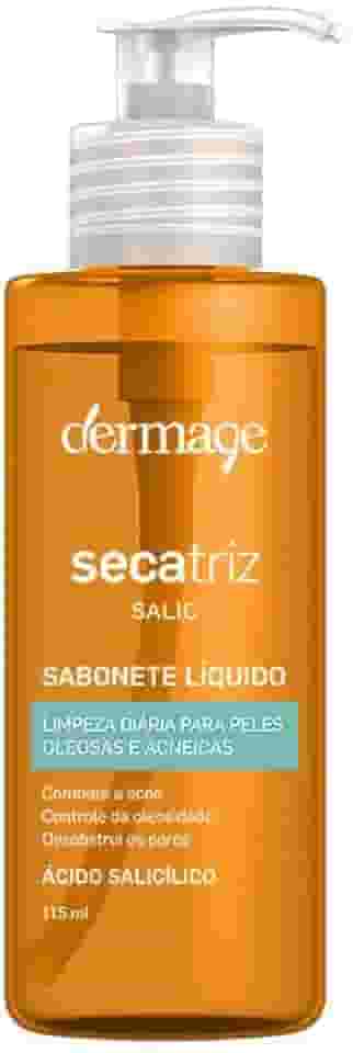 Secatriz Salic Gel, Sabonete Líquido Facial, Limpeza Profunda, Controle de Oleosidade, Fórmula com Ácido Salicílico 2%, Anti-Acne, 115ml