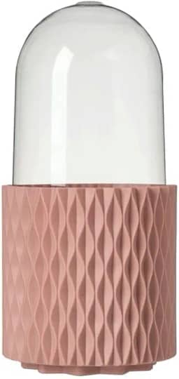 Porta Pincéis Organizador de Maquiagem Giratório 360° com Tampa à Prova de Poeira, Porta Pincéis e Cosméticos Novo (Rosa)