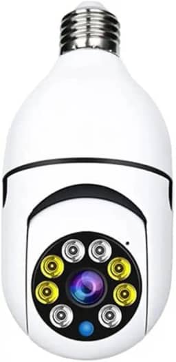 Câmera ip lâmpada câmera 1080p hd panorâmica sem fio de segurança em casa wi fi cctv fisheye lâmpada câmera ip 360 graus segurança em casa Yoosee