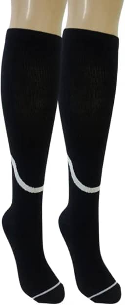 Meia 3/4 de Compressão para Corrida Feminina, Performance