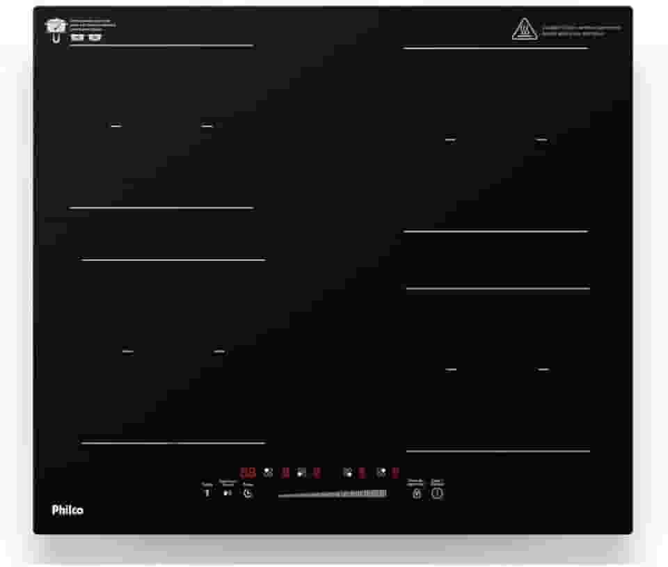 Cooktop de Indução Philco PCTQ1 Função Turbo 220V