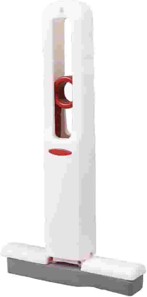 Mini Esfregão Rodinho Portátil Mop Limpeza Dobrável Para Pia Vidro Cozinha Mesa Box louças Pia E Torce Sozinho Rodinho Mágico Absorve Seca Cor Branco