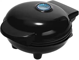 Maquina Waffle, Mini Máquina, de Waffle Multiuso Grill Portátil Antiaderente Forma de Coração, 110v(preto)
