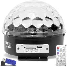 Globo De Luz Mágico Led Bluetooth De Cristal 9 Cores