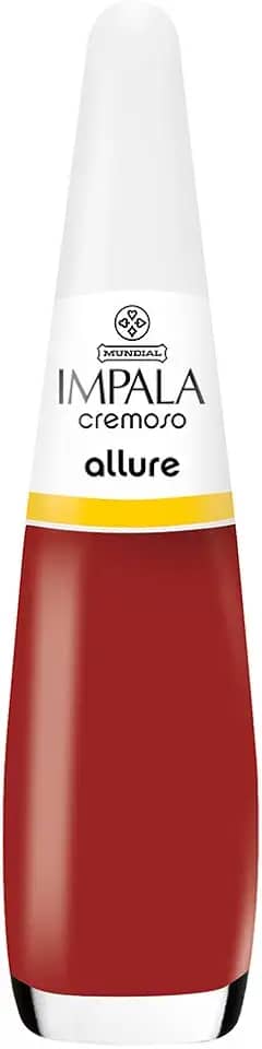 Esmalte Allure, Impala Cosmeticos, Vermelho