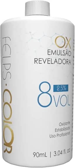Xblond Ox Agua Oxigenada 8 Volumes, 90 ml Felps Professionnel, Felps Professionnel, 90 ml