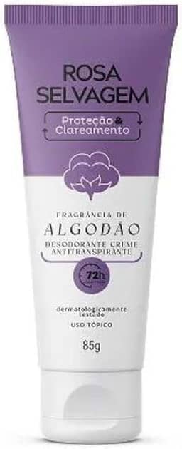 Desodorante Clareador Rosa Selvagem Algodão