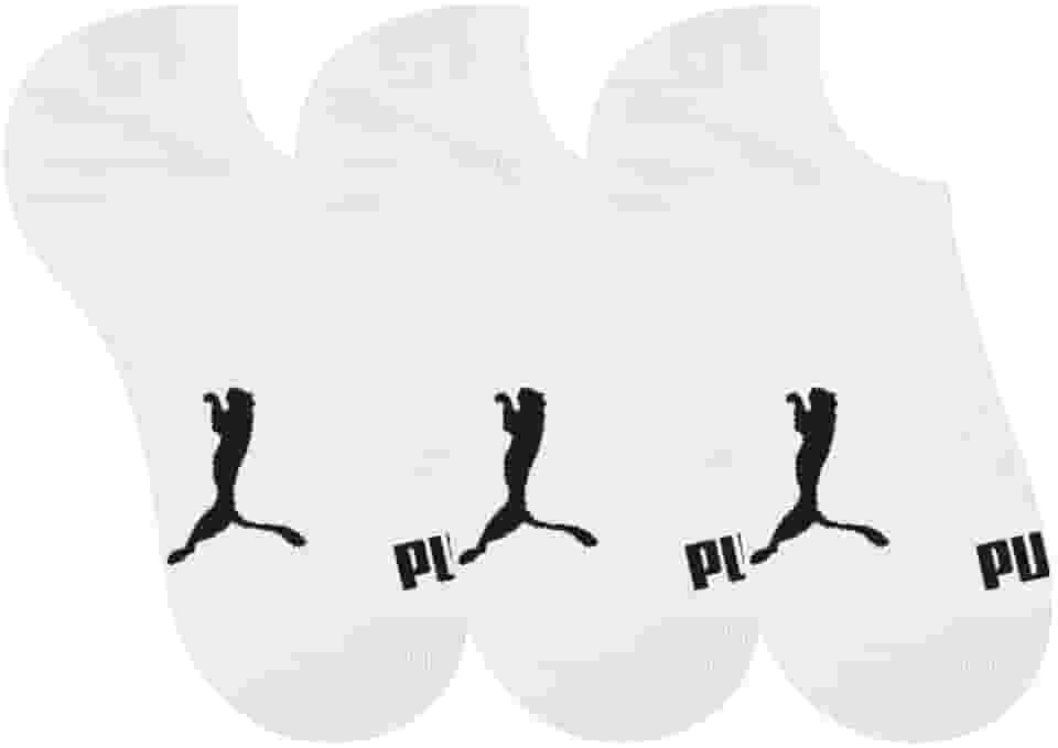 Meias Kit 3 Pares Meia Soquete Puma Masculina - Branco PUMAFeminino