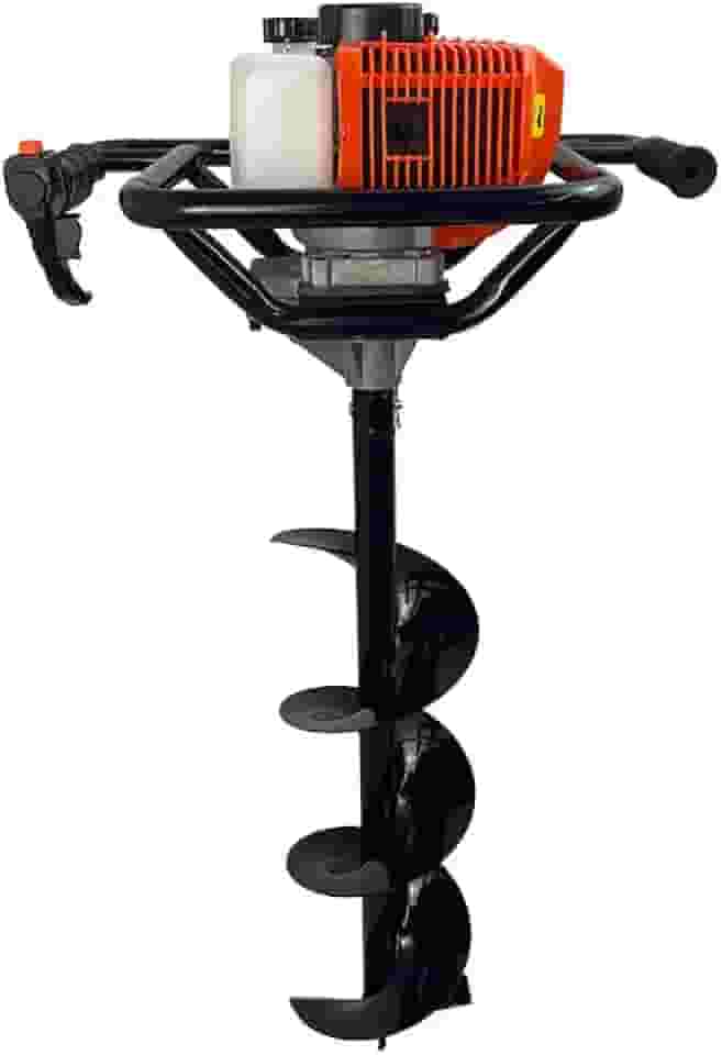 Perfurador de Solo a Gasolina 52cc 2,5HP c/Broca 80x20cm FAK520PS Carbon Fak