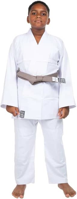 Kimono Adulto Reforçado Judo Jiu-Jitsu, Haganah, Branco, A3