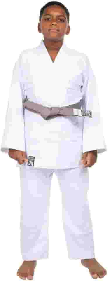 Kimono Adulto Reforçado Judo Jiu-Jitsu, Haganah, Branco, A3
