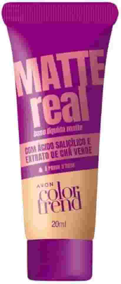 Base Líquida Matte Real Color Trend 140Q - A Prova D'água - Avon