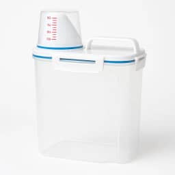 Pote Hérmetico Medidor Profissional Multiuso Para Armazenamento De Grãos Arroz Farinha Sabão Líquido E Em Pó Ração 1,5L