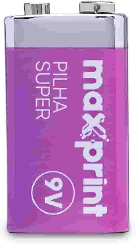 Pilha Comum Maxprint 9V  c/ 1