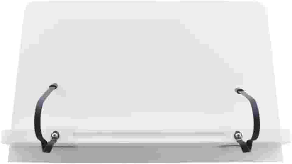 Marca Fácil Apoio De Leitura Livro E Tablet - Lundene Branco com detalhes em cinza