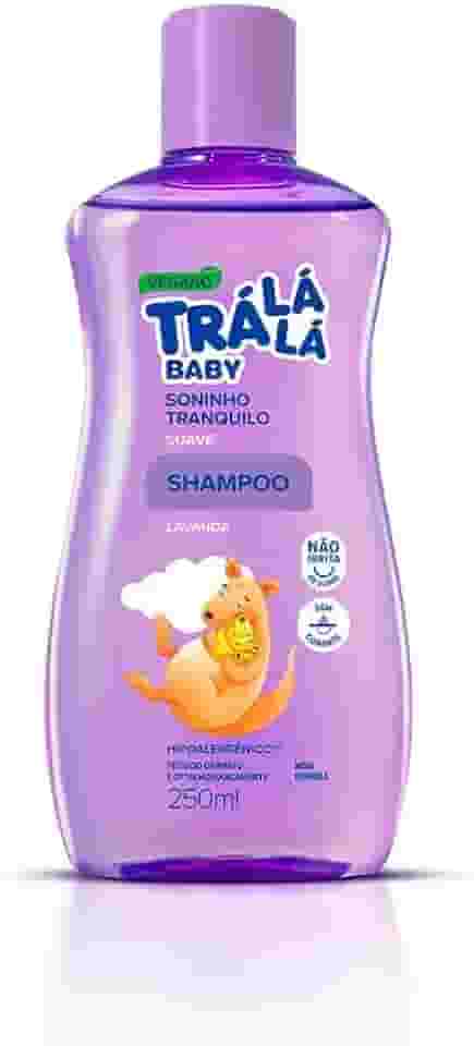 Trá Lá Lá Shampoo Suave Personagem Baby Branco E Roxo 250 Ml