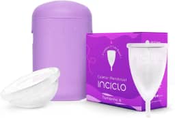 Kit Coletor Menstrual + Disco Menstrual + Cápsula Esterilizadora Inciclo (A (a partir de 30 anos ou com filhos))