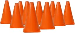 10 Cones P/Circuito Agilidade Treinamento Funcional