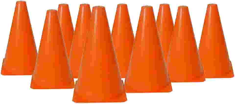 10 Cones P/Circuito Agilidade Treinamento Funcional