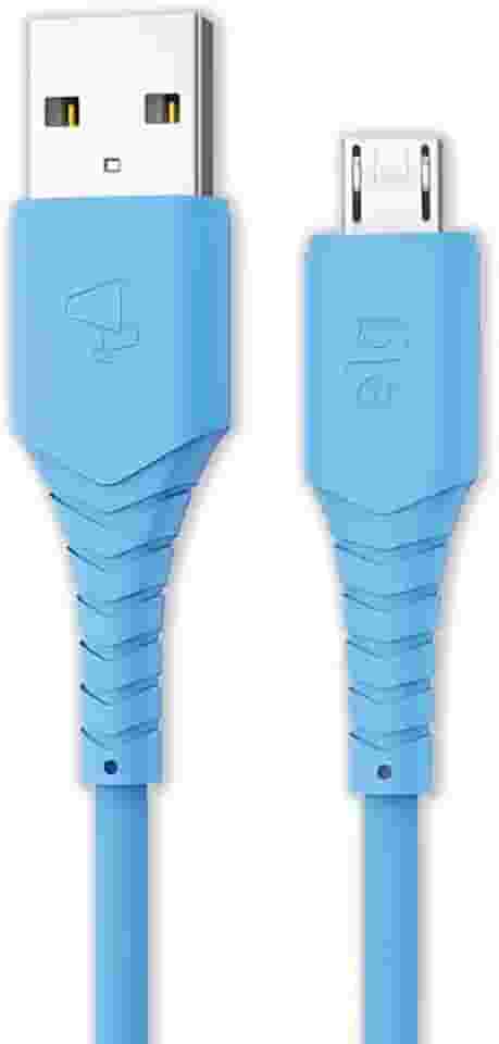 Cabo Micro USB Emborrachado de Alta Performance 1,2M Azul - M512T ELG