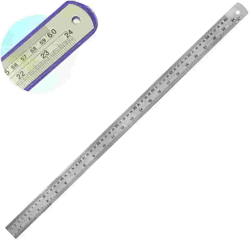 Régua Alumínio 60 Cm 24 Pol. Patchwork Artesanato Scrapbook