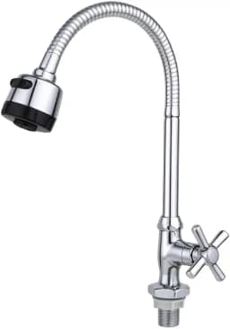 Torneira de Cozinha com Bica Flexível e Arejador Duplo – Torneira Misturador