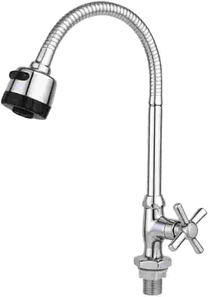Torneira de Cozinha com Bica Flexível e Arejador Duplo – Torneira Misturador