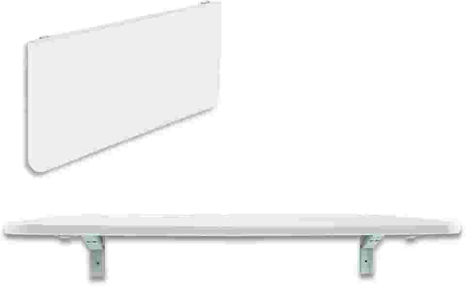 Mesa Dobrável Retratil De Parede 77x40 Cozinha, Sala, Jantar, Estudo, MultiUso