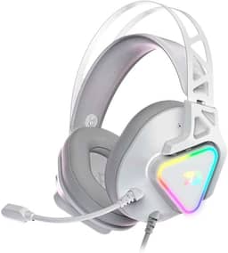 Headset Gamer Redragon Rgb Cadmus Branco - H370W-RGB