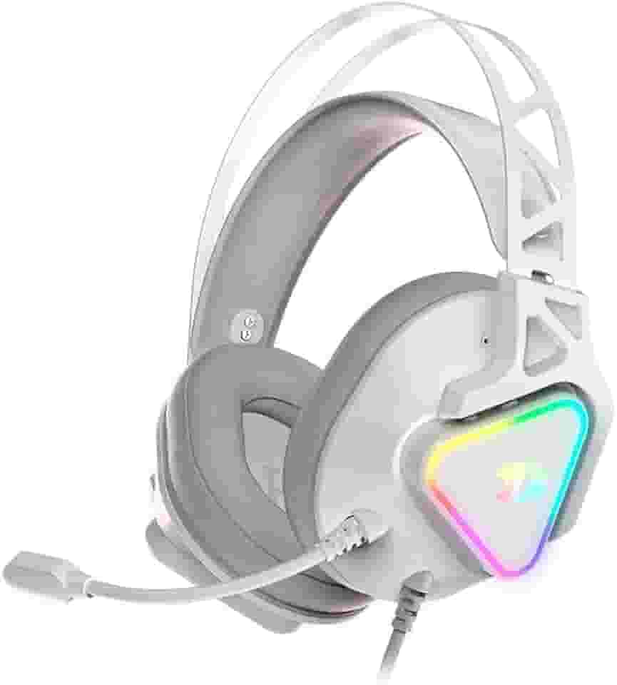 Headset Gamer Redragon Rgb Cadmus Branco - H370W-RGB