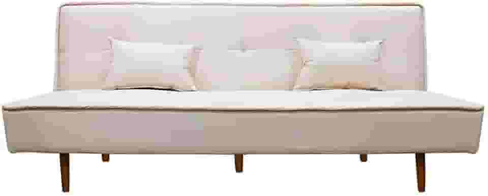 Sofá Cama Silver 3 Lugares Reclinável Casal Corano Bege - Speciale Home