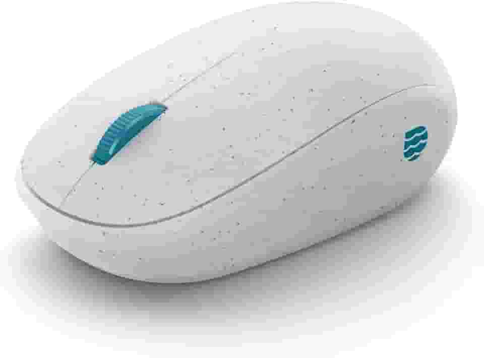MOUSE OCEAN PLASTIC BRANCO PONTILHADO