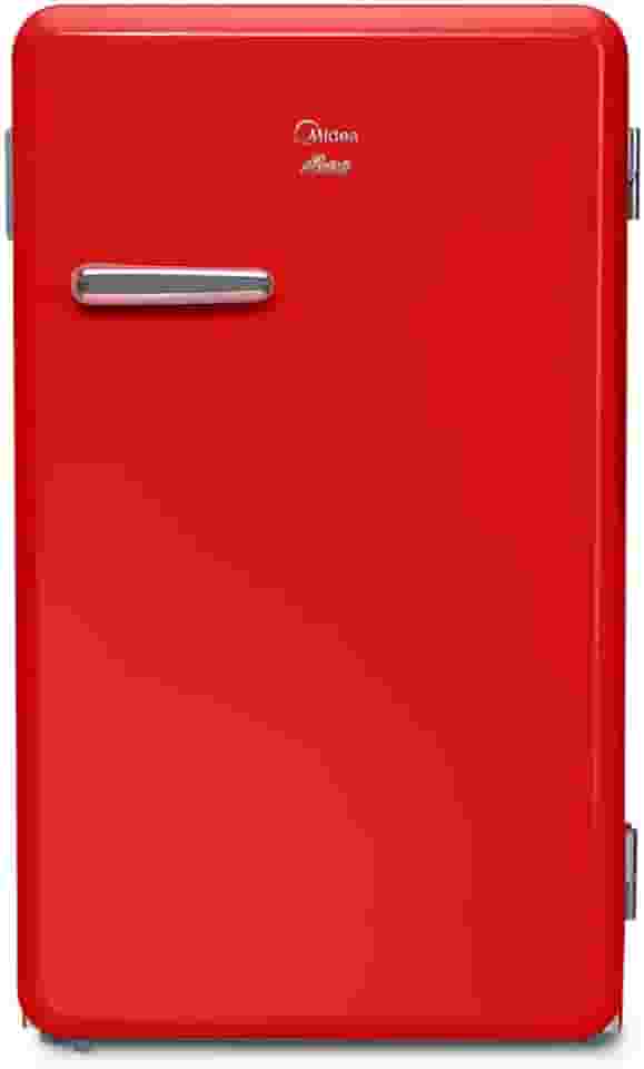 Frigobar Retrô, 95L, Vermelho Rubi, 110V, Midea, MRV10V1