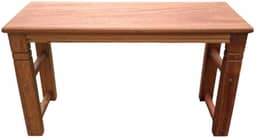 Banco de madeira duas pessoas para hall de entrada jardim refeitório 70x25x42 banco de madeira Para Jardim, Hall de Entrada, Varanda e Refeitório, Design Rústico e Natural